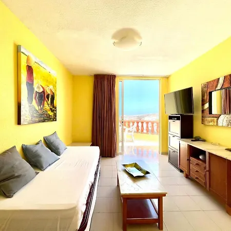 Apartamento Con Free Wifi En Zonas Comunes, Piscina Compartida Y Vista, Tenerife アパート アデヘ